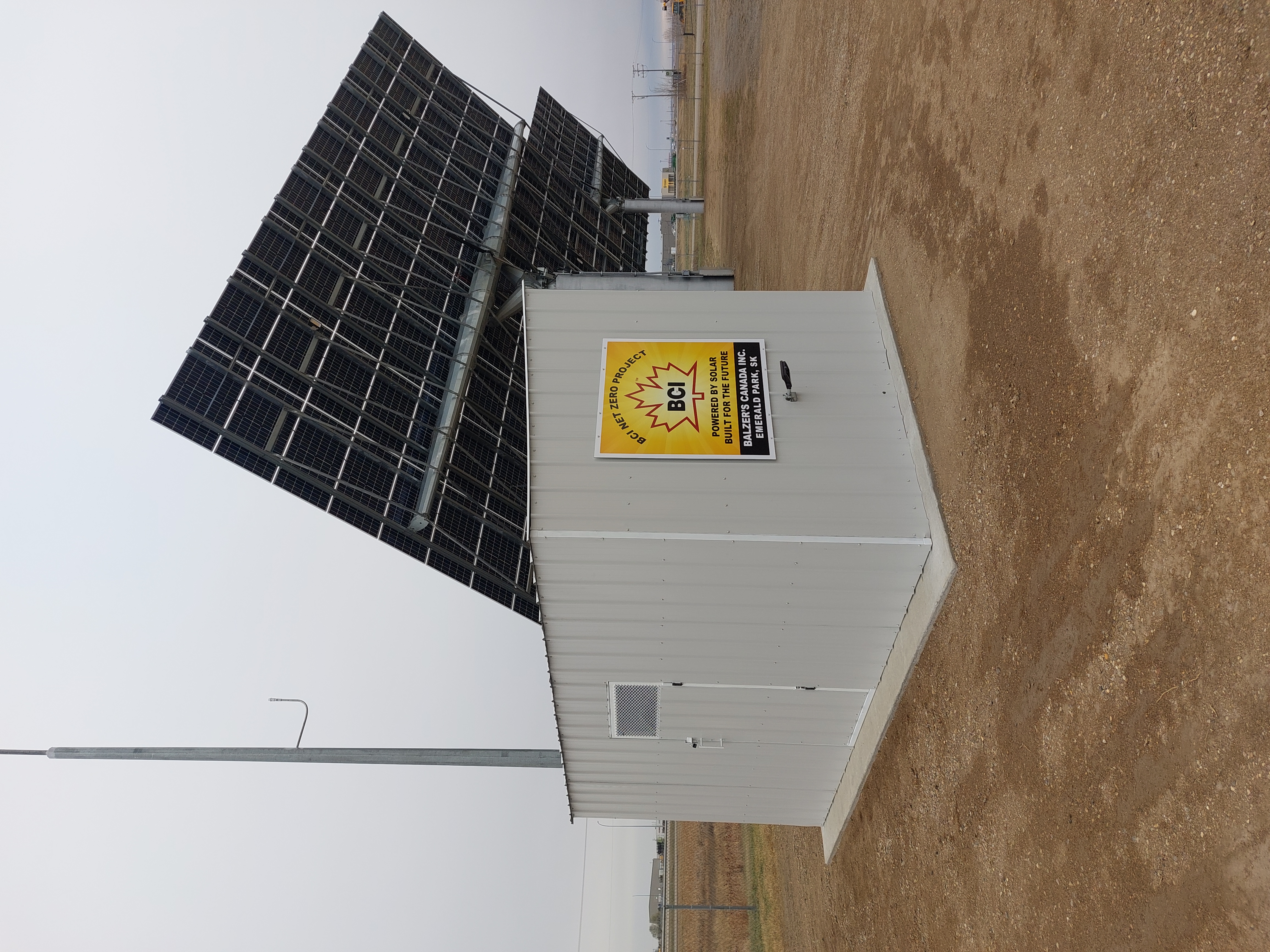 BCI Net Zero Project solar installation