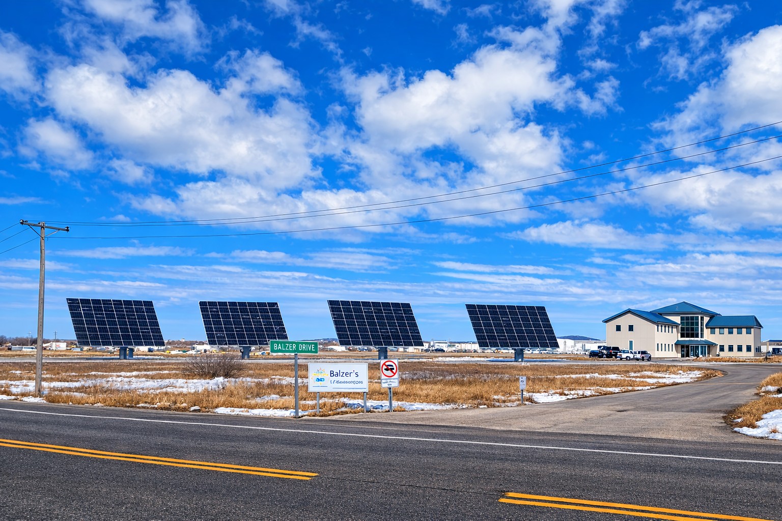 BCI facility with Mechatron solar trackers